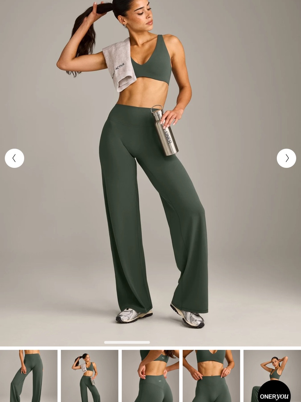 ONER SOFTMOTION STRAIGHT LEG PANTS WITH GRAY LOGO